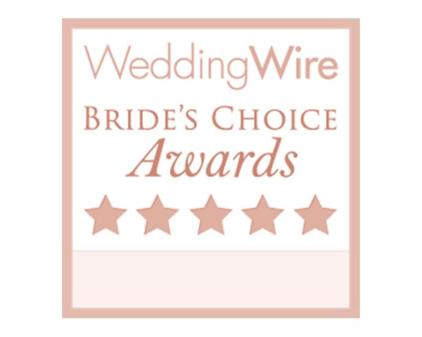 A wedding wire bride 's choice award